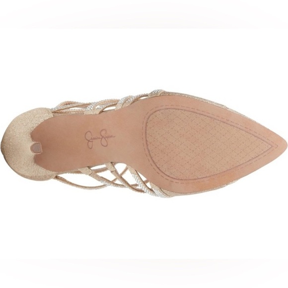NEW! Jessica Simpson Champagne Parminda Pump - Size 8/39 - Picture 3 of 12
